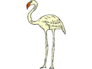 Sticker Custom Preview Image #016796 Animals Birds Flamingo09