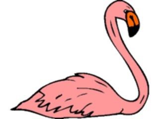 Sticker Custom Preview Image #016797 Animals Birds Flamingo10