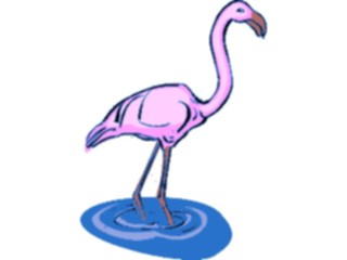 Sticker Custom Preview Image #016798 Animals Birds Flamingo11
