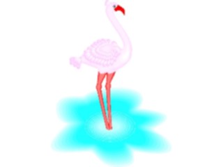 Sticker Custom Preview Image #016799 Animals Birds Flamingo12