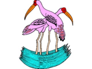 Sticker Custom Preview Image #016813 Animals Birds Flamingos2