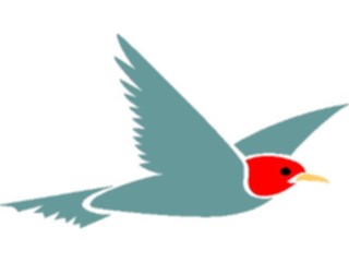 Sticker Custom Preview Image #016818 Animals Birds Flying04