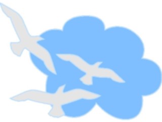 Sticker Custom Preview Image #016822 Animals Birds Flying08