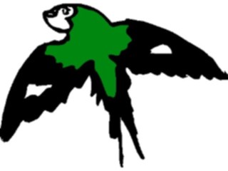 Sticker Custom Preview Image #016823 Animals Birds Flying09