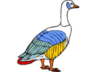 Sticker Custom Preview Image #016861 Animals Birds Goose08