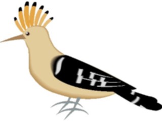 Sticker Custom Preview Image #016909 Animals Birds Hoopoe1