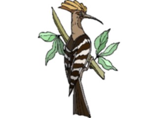 Sticker Custom Preview Image #016911 Animals Birds Hoopoe3