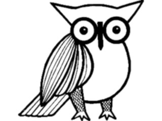 Sticker Custom Preview Image #017028 Animals Birds Owl15