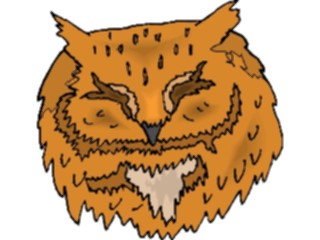 Sticker Custom Preview Image #017038 Animals Birds Owl25