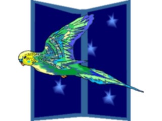 Sticker Custom Preview Image #017063 Animals Birds Parakeet2