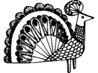 Sticker Custom Preview Image #017092 Animals Birds Peacock1