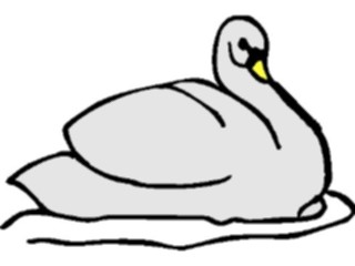 Sticker Custom Preview Image #017287 Animals Birds Swan09