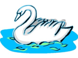 Sticker Custom Preview Image #017291 Animals Birds Swan13