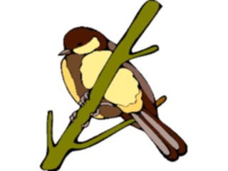 Sticker Custom Preview Image #017381 Animals Birds Yellow Nut Hatch