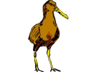 Sticker Custom Preview Image #017410 Animals Brush Stroke Bird08