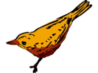 Sticker Custom Preview Image #017411 Animals Brush Stroke Bird09