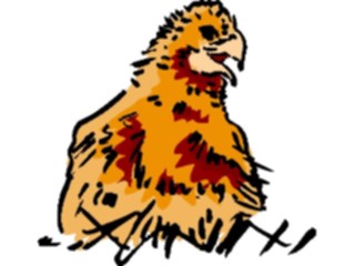 Sticker Custom Preview Image #017412 Animals Brush Stroke Bird10