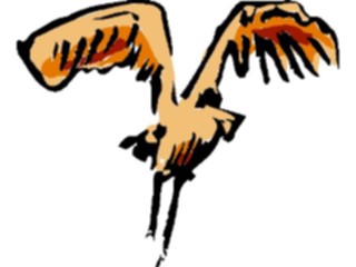 Sticker Custom Preview Image #017424 Animals Brush Stroke Bird Flying10