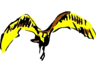 Sticker Custom Preview Image #017425 Animals Brush Stroke Bird Flying11