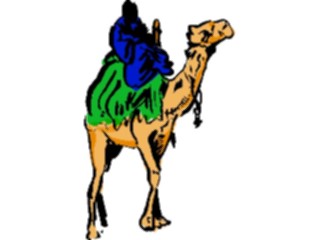 Sticker Custom Preview Image #017440 Animals Brush Stroke Camel