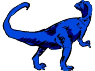 Sticker Custom Preview Image #017454 Animals Brush Stroke Dinosaur3