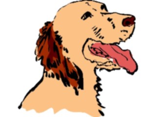 Sticker Custom Preview Image #017468 Animals Brush Stroke Dog12