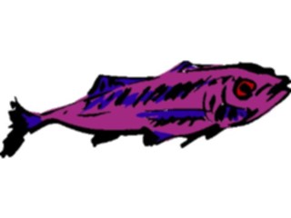 Sticker Custom Preview Image #017477 Animals Brush Stroke Fish2