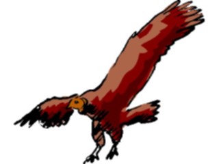 Sticker Custom Preview Image #017525 Animals Brush Stroke Vulture