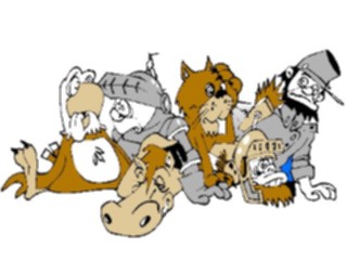 Sticker Custom Preview Image #017532 Animals Cartoons Afterthe Battle