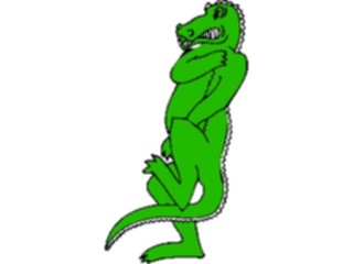 Sticker Custom Preview Image #017554 Animals Cartoons Alligator Covering