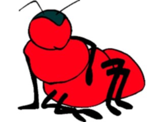 Sticker Custom Preview Image #017579 Animals Cartoons Ant02