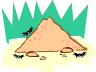 Sticker Custom Preview Image #017598 Animals Cartoons Ant Hill1