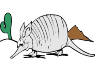 Sticker Custom Preview Image #017624 Animals Cartoons Armadillo2