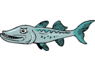 Sticker Custom Preview Image #017636 Animals Cartoons Barracuda