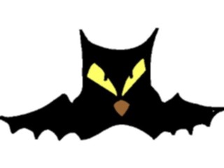 Sticker Custom Preview Image #017639 Animals Cartoons Bat03