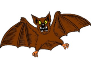 Sticker Custom Preview Image #017643 Animals Cartoons Bat07