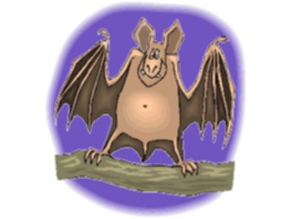 Sticker Custom Preview Image #017652 Animals Cartoons Bat16