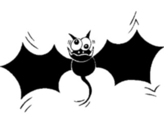 Sticker Custom Preview Image #017658 Animals Cartoons Bat Nutty