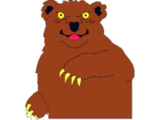 Sticker Custom Preview Image #017669 Animals Cartoons Bear07