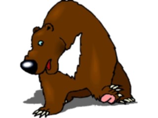 Sticker Custom Preview Image #017679 Animals Cartoons Bear17