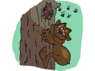 Sticker Custom Preview Image #017698 Animals Cartoons Bear Beehive