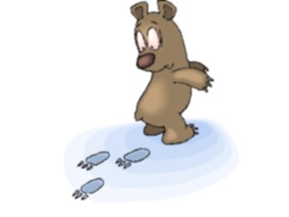 Sticker Custom Preview Image #017705 Animals Cartoons Bear Confused