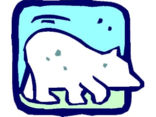 Sticker Custom Preview Image #017763 Animals Cartoons Bear Polar