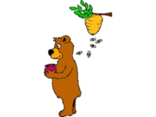 Sticker Custom Preview Image #017793 Animals Cartoons Bearwith Honey1