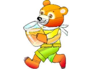 Sticker Custom Preview Image #017794 Animals Cartoons Bearwith Honey2