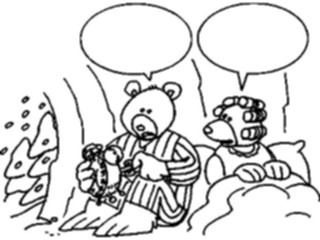 Sticker Custom Preview Image #017811 Animals Cartoons Bears Talking