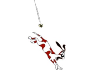 Sticker Custom Preview Image #017870 Animals Cartoons Bee Chasing Dog