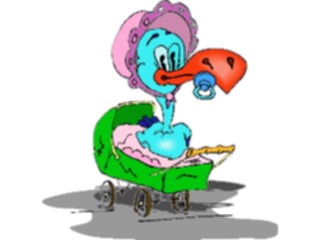 Sticker Custom Preview Image #017935 Animals Cartoons Bird Baby