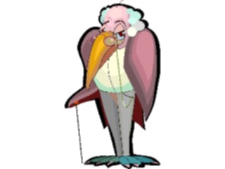 Sticker Custom Preview Image #017946 Animals Cartoons Bird Distinguished