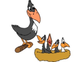 Sticker Custom Preview Image #017951 Animals Cartoons Bird Family1